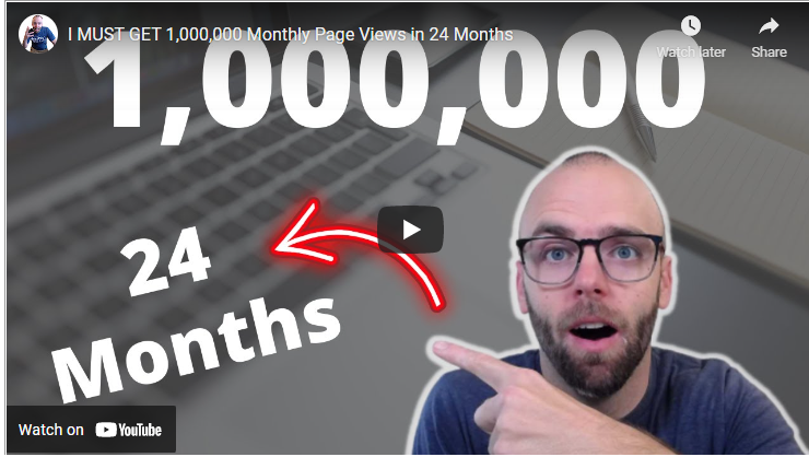 video titled road to 1 Million